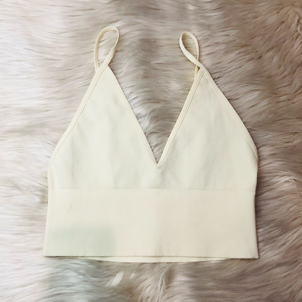 FREE PEOPLE Ali Low Back Seamless Bra M/L - Picture 5 of 9